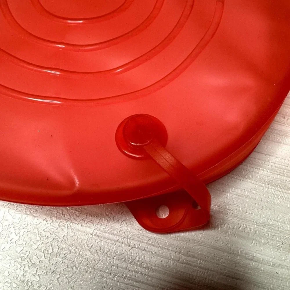 Pampered Chef Red Silicone Lid Set‎ Universal Food Storage Covers